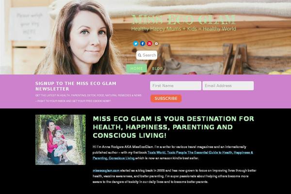 Flat theme site design template sample