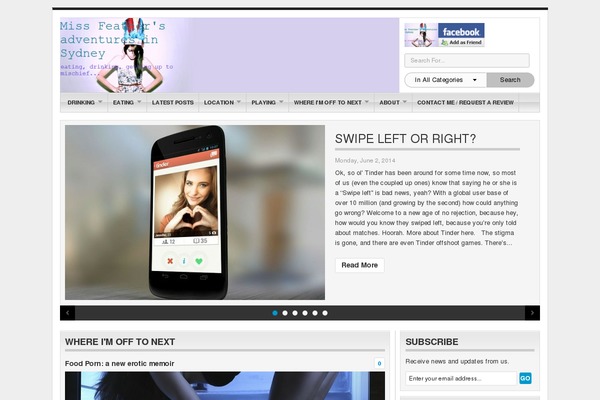 Organic Magazine theme site design template sample