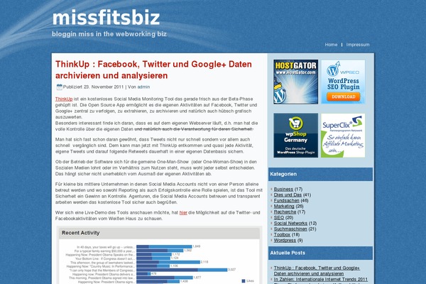 Site using 2 Click Social Media Buttons plugin