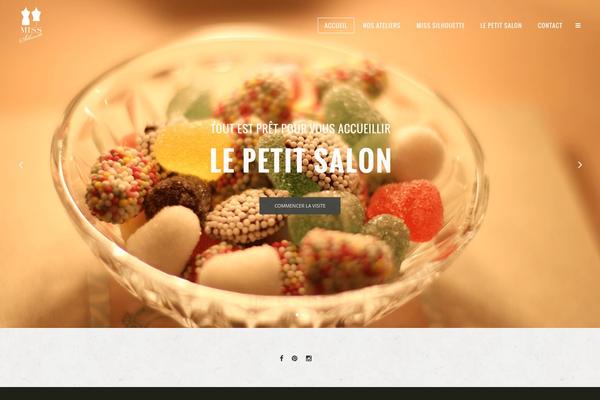 Vigor theme site design template sample