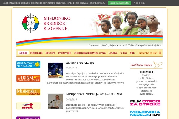 Site using Events-calendar plugin