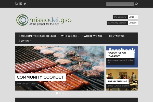 Resurrect theme site design template sample
