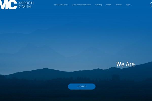 Mc theme site design template sample