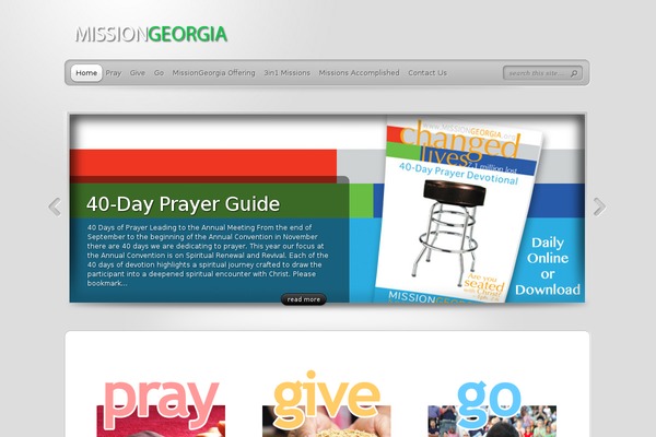 Site using Woopack plugin