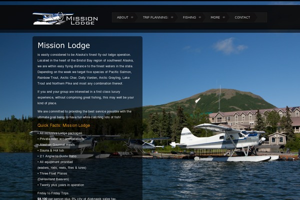 Storm theme site design template sample