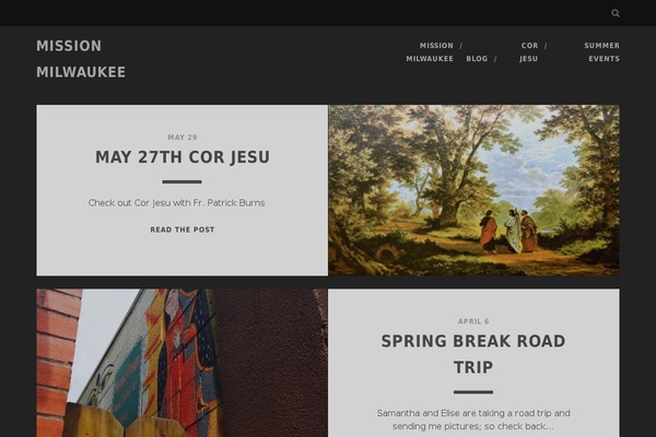 Tracks theme site design template sample