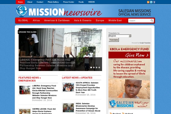 missionnewswire.org site used Newsflash