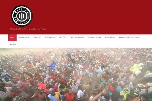 Benevolence theme site design template sample