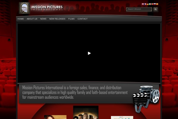 Mission theme site design template sample