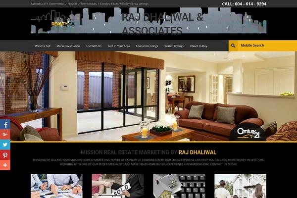 missionrealty.ca site used Myabbotsford