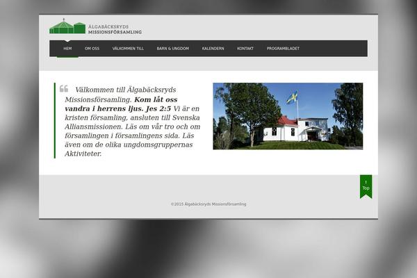 missionshuset.com site used Faith-theme