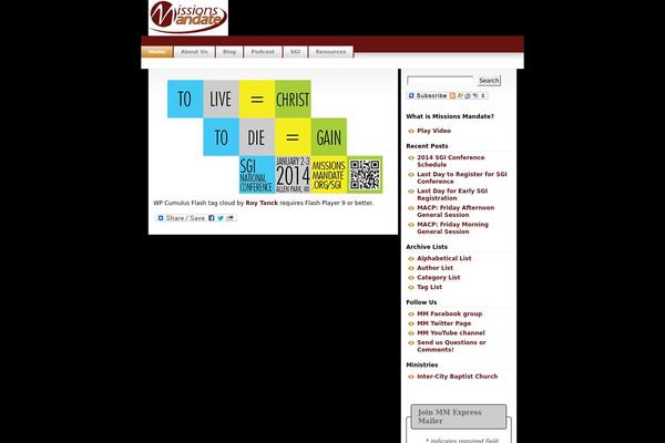 Site using Collapsible Elements plugin