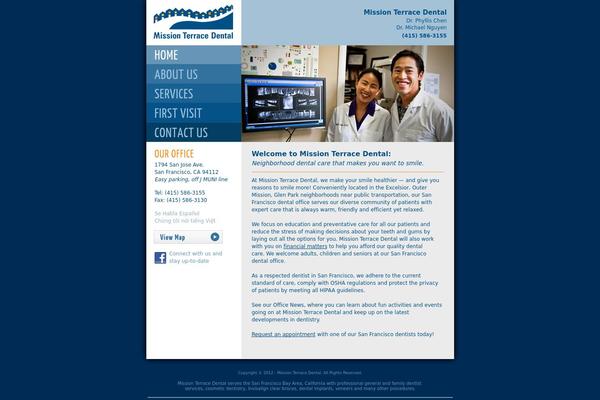 missionterracedental.com site used Mtd