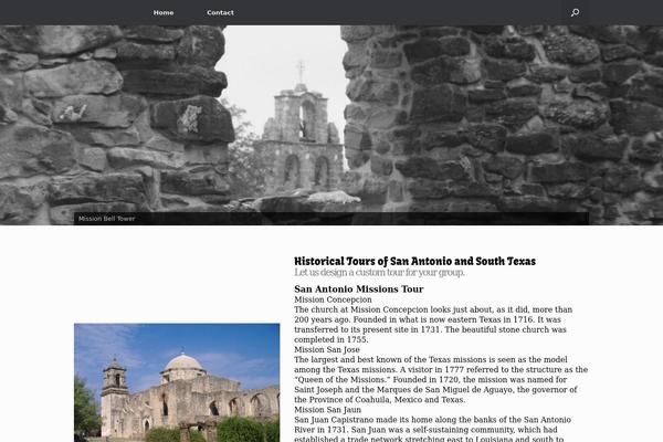 Vantage theme site design template sample