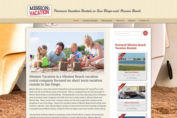 Balance theme site design template sample