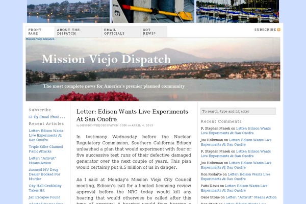Thesis 1.8 theme site design template sample