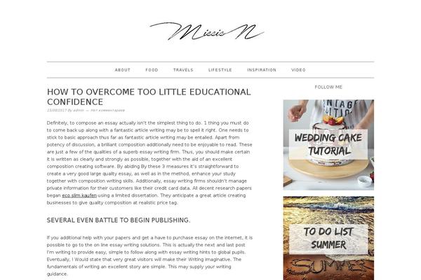 Foodie Pro theme site design template sample