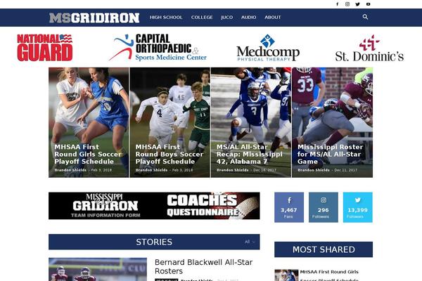 Site using Menu Icons plugin