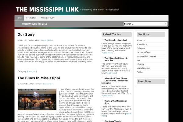 Antisnews theme site design template sample
