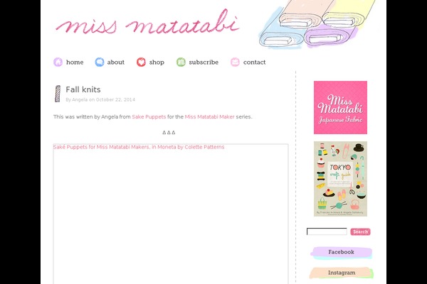 missmatatabi.com site used Letsblog