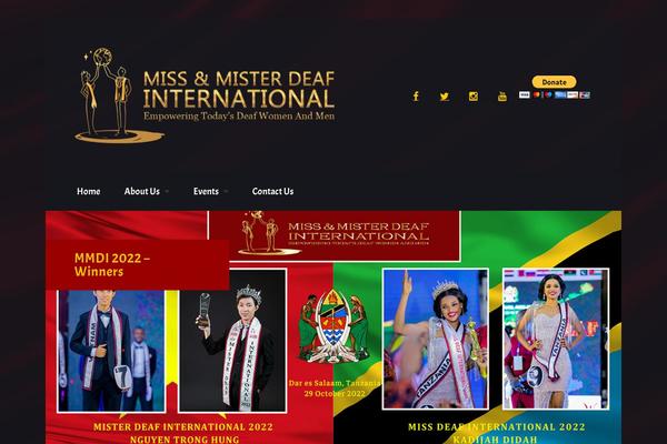 missmisterdeafinternational.org site used Ombre
