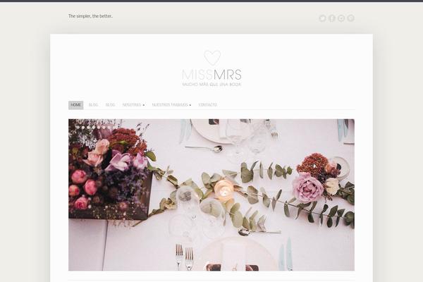 Equilibrium theme site design template sample
