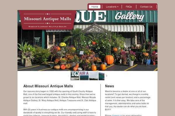Mam theme site design template sample