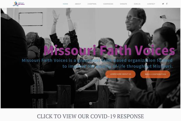Site using Voxco-framework plugin