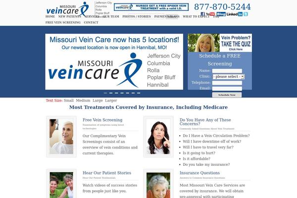 Care theme site design template sample