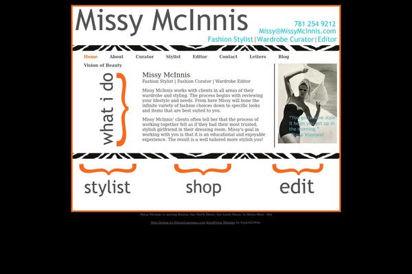 missymcinnis.com site used Smallbiz