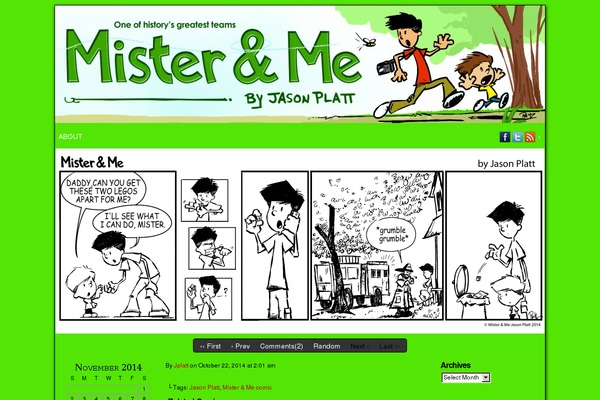 Site using Comic Easel plugin