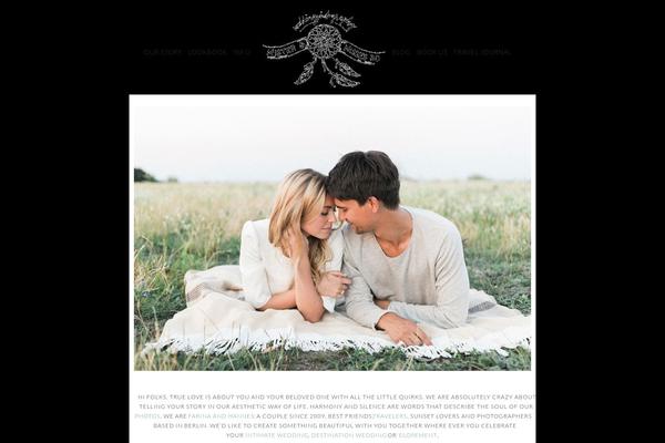 Bigbang theme site design template sample