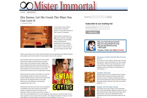 Thesis 1.8.5 theme site design template sample