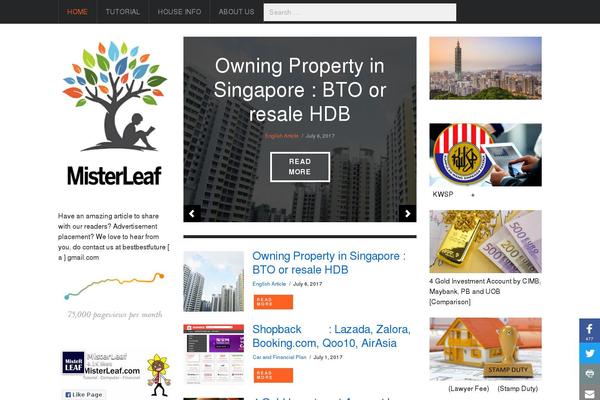 Billboard theme site design template sample