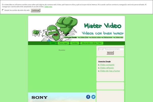 Site using EU Cookie Directive plugin