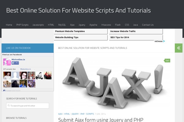 Site using Email posts to subscribers plugin