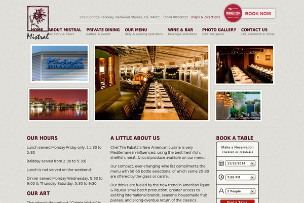 Site using Easy-restaurant-menu-manager plugin