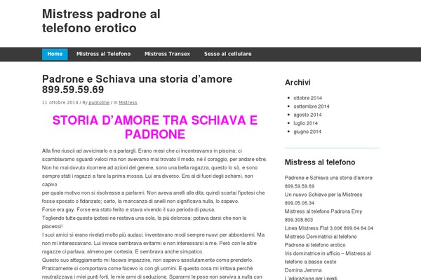mistressaltelefono.it site used Minn Lite