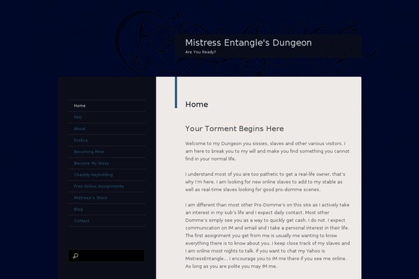 Dusk To Dawn theme site design template sample