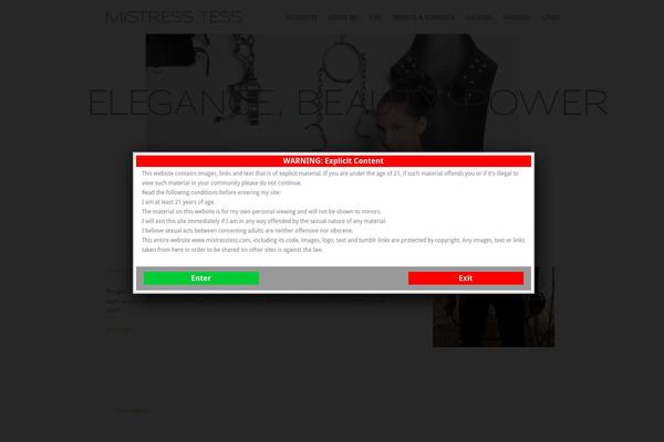 Site using Content Warning plugin