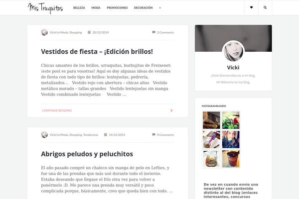 Readable theme site design template sample