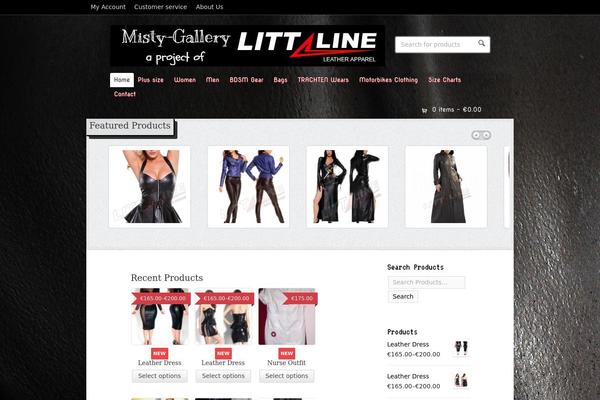Wootique theme site design template sample