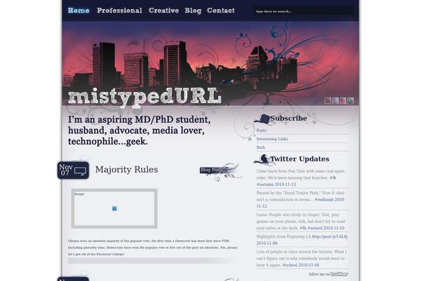 Baltimore theme site design template sample