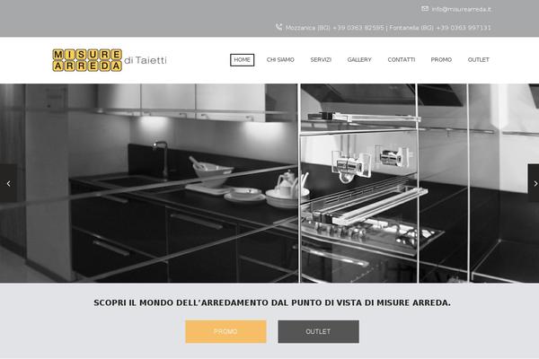 Bridge Child theme site design template sample