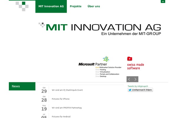 mit-innovation.ch site used Kelta