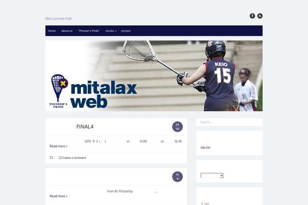 The Box theme site design template sample