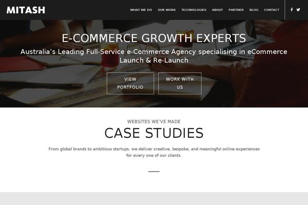 Enfold theme site design template sample