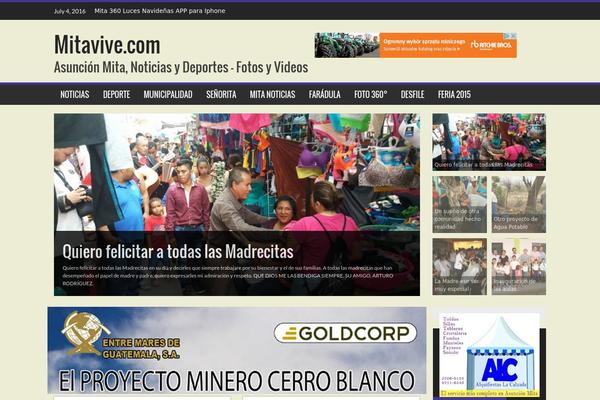WP FanZone theme site design template sample
