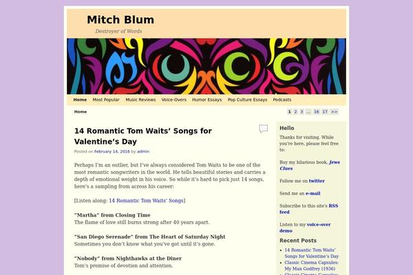Weaver II theme site design template sample