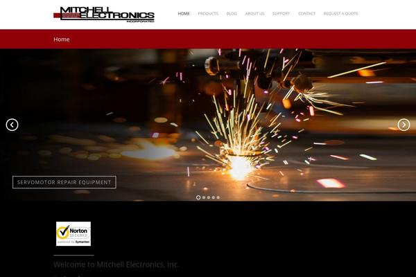 Mineral theme site design template sample